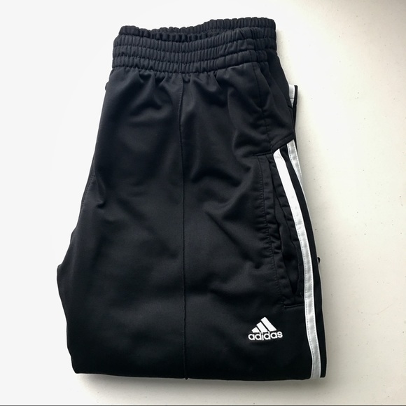 adidas Pants - Adidas size medium black white track pants!